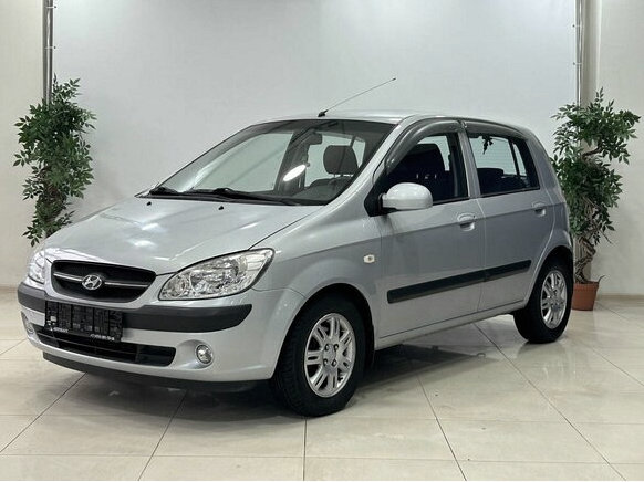 Декоративный кенгурятник для Hyundai getz - пластиковая накладка на бампер